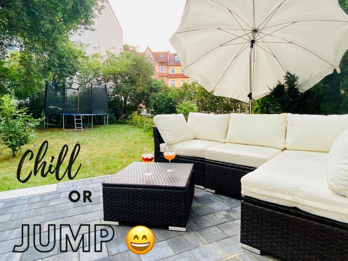 Zentral & Ruhig, Ideal Fuer Home Office Mit Garten Jena Bagian luar foto