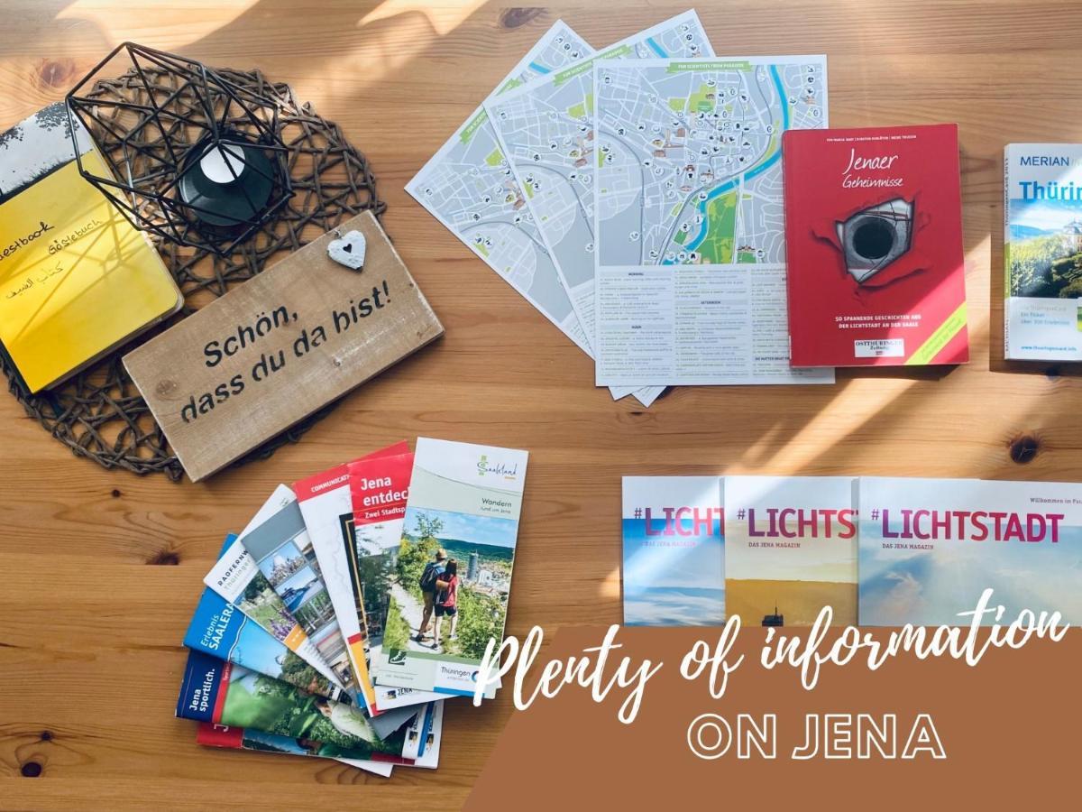 Zentral & Ruhig, Ideal Fuer Home Office Mit Garten Jena Bagian luar foto